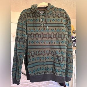 Men’s MBX Indie geometric pattern Hoodie size L but more M